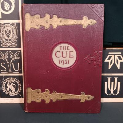 LOT 154: Vintage University and High School - Uniform, Yearbooks, Glassware & More