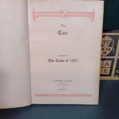 LOT 154: Vintage University and High School - Uniform, Yearbooks, Glassware & More