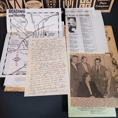 LOT 154: Vintage University and High School - Uniform, Yearbooks, Glassware & More