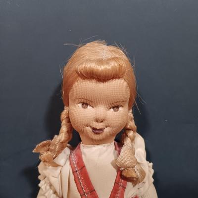 LOT 155: Antique Painted Face Cloth Art Dolls