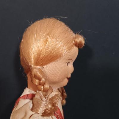 LOT 155: Antique Painted Face Cloth Art Dolls