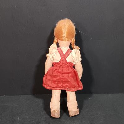 LOT 155: Antique Painted Face Cloth Art Dolls