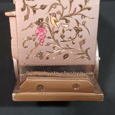 LOT 156: Thorens Swiss Engraved Metal Organ Grinder Music Box