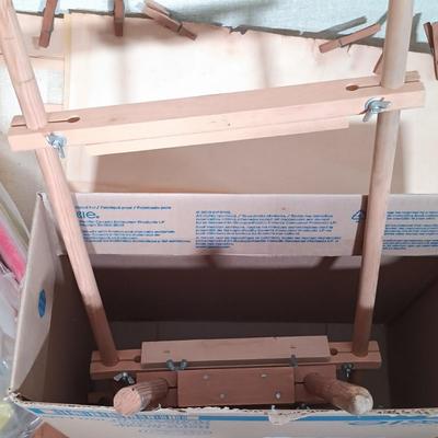 LOT 159: Large Collection of Cross-stitch Patterns, Frames, Thread & More