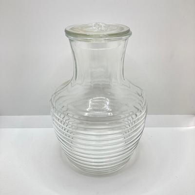 LOT 166: Vintage Glasses - Juice Pitcher, Juicer with Collection of Drinking Glasses
