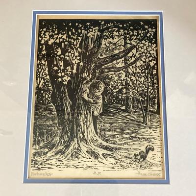 LOT 167: Framed Artwork Titled "Naturalist" A.P. - Signed by Artist