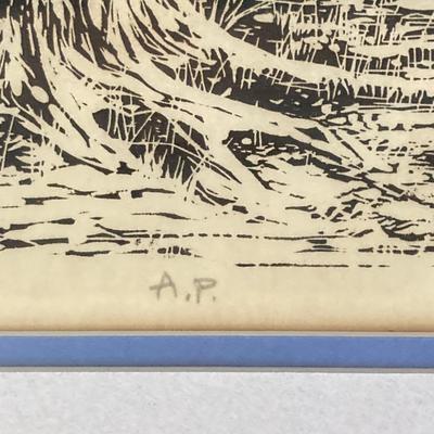 LOT 167: Framed Artwork Titled "Naturalist" A.P. - Signed by Artist