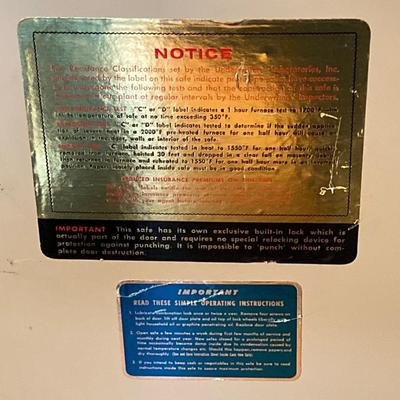 LOT 169: John D. Brush & Co, Inc. Keep / Safe Rolling Floor Safe