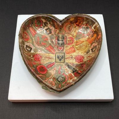 LOT 175: Antique / Vintage Ladies' Collection - Beautiful Heart Shaped Trinket Dish, Lenox China Swan / Cornucopia, USN Navy...