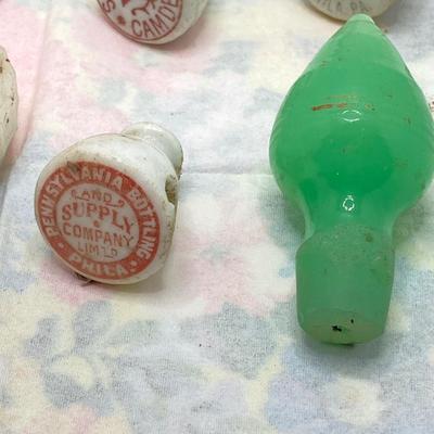LOT 181: Collection of Antique Bottle Tops, Door Knobs and More