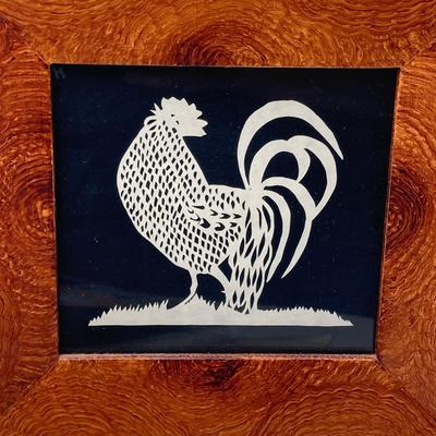 LOT 182: Large Decorative Rooster / Hen Collection - Cast Iron, Party-Lite and More