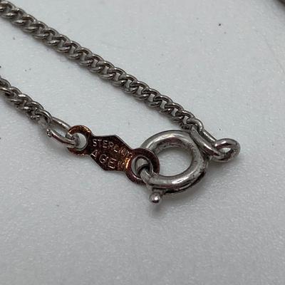 LOT 185: Vintage Jewelry (Hat Pins, File, Chains) - Sterling and More