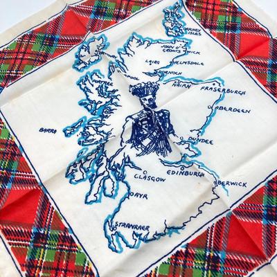LOT 187: Vintage Signed Coro Double Sided Pendant Necklace, Beaded Necklaces, Mary Kay Charm and Scotland Scarf