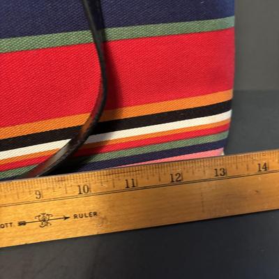 LOT 189: Kate Spade Vibrant Striped Tote Bag
