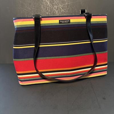 LOT 189: Kate Spade Vibrant Striped Tote Bag