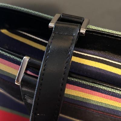 LOT 189: Kate Spade Vibrant Striped Tote Bag