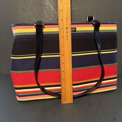 LOT 189: Kate Spade Vibrant Striped Tote Bag