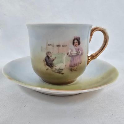 LOT 190: Vintage Games and German Tea Cup