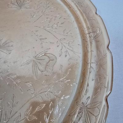 LOT 192: Four Christineholm Porcelain Spice Jar "Carl von Linne", Carnival Glass Platter, Vintage Salt Dishes w/Sterling Silver...