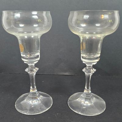 LOT 194: Newport by Gorham Silver Plate Bowl, German Crystal Candlesticks, Cut Crystal Candle Holders & More