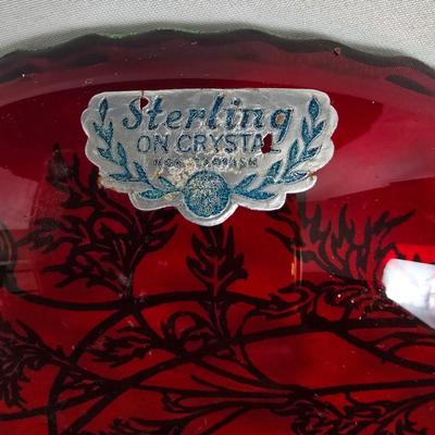LOT 195: Viking USA and Sterling on Crystal Anniversary Giftware
