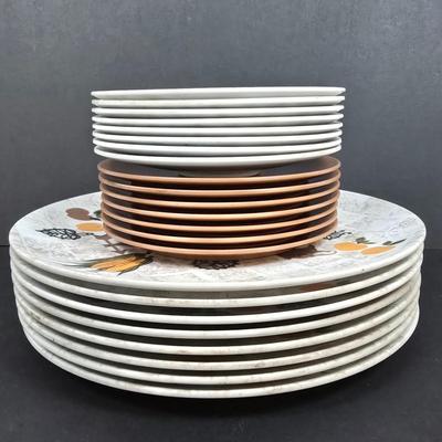LOT 197: TexasWear Melamine Plate Set