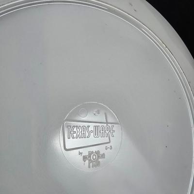 LOT 197: TexasWear Melamine Plate Set