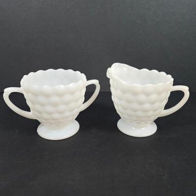 LOT 198: Vintage Milk Glass Collection