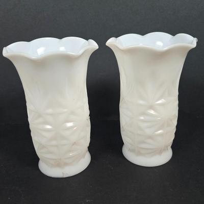 LOT 198: Vintage Milk Glass Collection