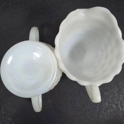 LOT 198: Vintage Milk Glass Collection