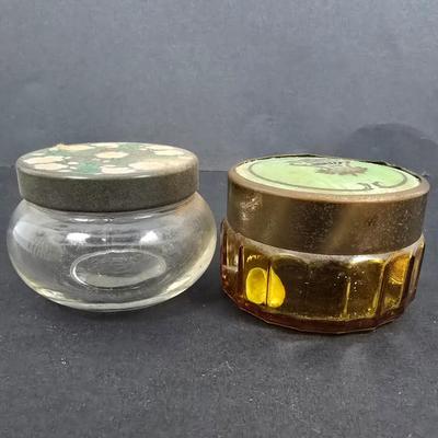 LOT 199: Ladies' Vanity Set with Vintage Handkerchiefs