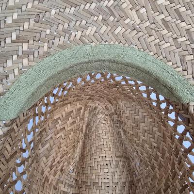 LOT 201: Hat Rack with Black Velvet and Straw Hats