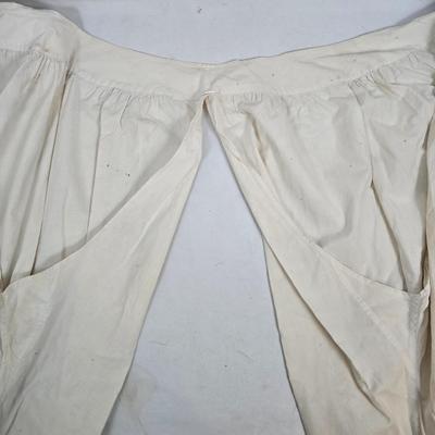 LOT 203: Wannamakers' Boys Shop Cap with Antique Pantaloons, Wool Shorts, and Ribbons