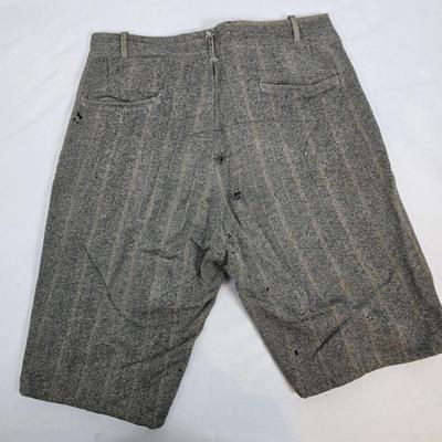 LOT 203: Wannamakers' Boys Shop Cap with Antique Pantaloons, Wool Shorts, and Ribbons