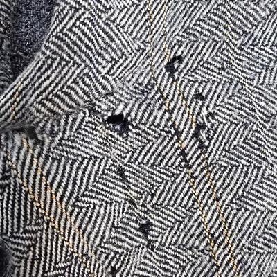 LOT 203: Wannamakers' Boys Shop Cap with Antique Pantaloons, Wool Shorts, and Ribbons