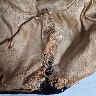 LOT 203: Wannamakers' Boys Shop Cap with Antique Pantaloons, Wool Shorts, and Ribbons