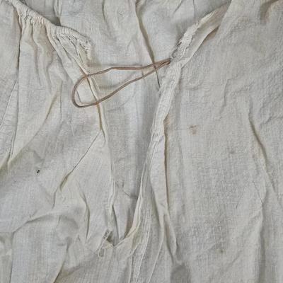 LOT 203: Wannamakers' Boys Shop Cap with Antique Pantaloons, Wool Shorts, and Ribbons
