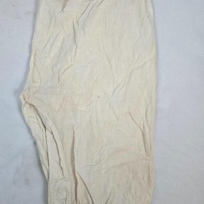 LOT 203: Wannamakers' Boys Shop Cap with Antique Pantaloons, Wool Shorts, and Ribbons