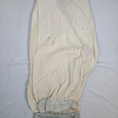 LOT 203: Wannamakers' Boys Shop Cap with Antique Pantaloons, Wool Shorts, and Ribbons