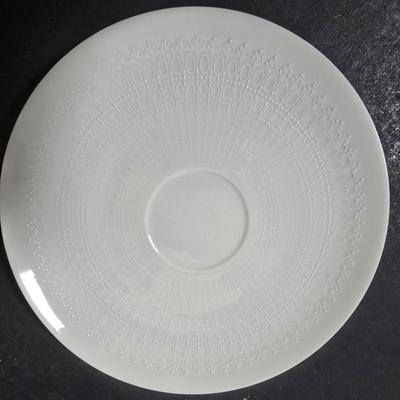 LOT 204: Vintage Rosenthal "Romance" Collection: Covered Cream Soup Bowls w/Plates