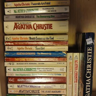 Agatha Christie paperback collection
