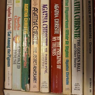 Agatha Christie paperback collection