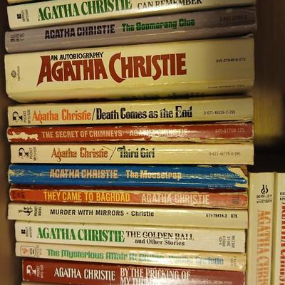 Agatha Christie paperback collection