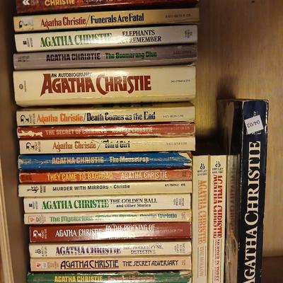 Agatha Christie paperback collection