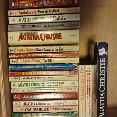 Agatha Christie paperback collection
