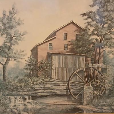 Two barn / Farm wall art pictures of farm scenes