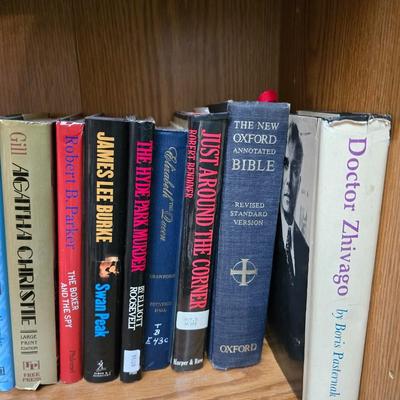 Hardback books - Doctor Zhivago - America - Lady Queen Ann - Enter sir Robert - Spindrift and other great titles