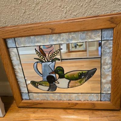 Assortment of home decor and artwork - Ducks and home sweet home