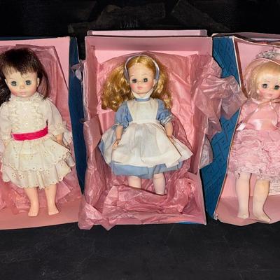 Madame Alexander Dolls - Alice, Renoir Girl, Degas Girl