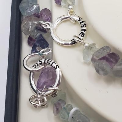 Inspirational Sterling & Stone Bracelet and Necklace Sets (ST-KD)